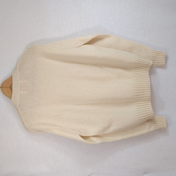 NWT Jantzen Deadstock 1970's Men's Cream Shetland Wool Blend Sweater Size Large - Picture 7 of 10